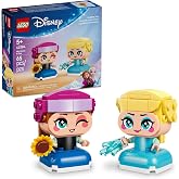 LEGO Disney Frozen Mini Anna &amp; Elsa 43284 | Building Toys for Girls &amp; Boys, Ages 5+, Figures for Display or Play, Kids Bedroom Decor, 65 Pieces, Gift for Birthdays