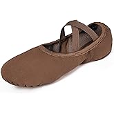 Dynadans Ballet Shoes for Women Highly Stretch Canvas Dance Split Sole Dance Shoes for Girls/Adults