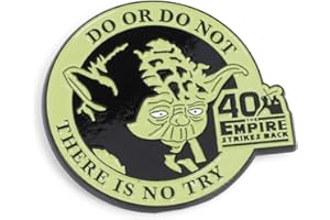 Star Wars Yoda Enamel Lapel Pin - The Empire Strikes Back 40th Anniversary Collectible Badge for Backpacks, Clothes, Bags, Ja
