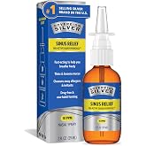Sovereign Silver Sinus Relief Nasal Spray, 2 fl oz (59 mL) | Bio-Active Silver Hydrosol, Sinus Spray to Cleanse Mucus & Aller