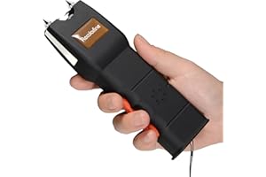 RECOLORFINE Stun Gun with LED Flashlight for Women Self Defense Rechargeable Stun Guns with Personal Security Alarm