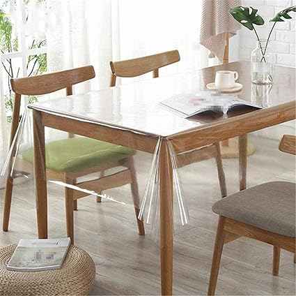 Amazon 透明ビニールシート カット可能 テーブルクロス Pvc カーテン ビニール 100 137cmコロナ 飛沫予防 花粉症対策 0 5mm テーブルクロス オンライン通販