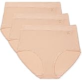 Tommy John Women's Second Skin High Rise Briefs – Soft, Stretchy, Breathable, Full Coverage High-Waisted Underwear