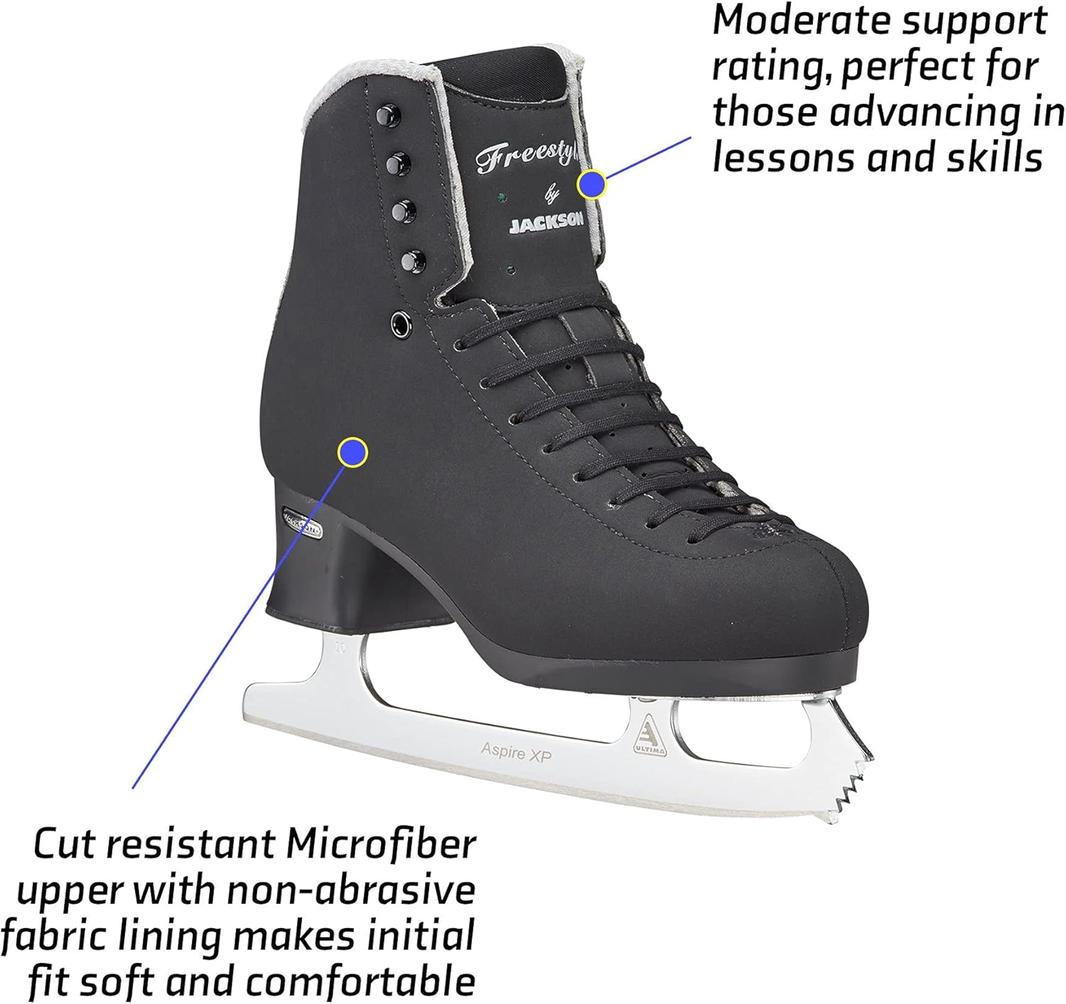 Jackson Ultima Ice Skates Freestyle Fusion Mens FS2192 : Sports & Outdoors