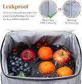 Lifewit 26L Insulated Cooler Backpack 34-Can Leakproof Picnic Gray view 5