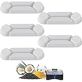 UPSKY 2.25Gal Elevated Dog Water Fountain Filter, 5 Pcs Replacement Filters, Multi-Layer Filtration System Carbon Filters Compatible with 8.5L/2.25Gal 4 Heights Adjustable Fountain