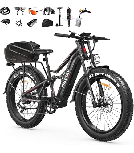 Amazon.com : PHILODO Electric Bike for Adults, 5000W Peak 45MPH
