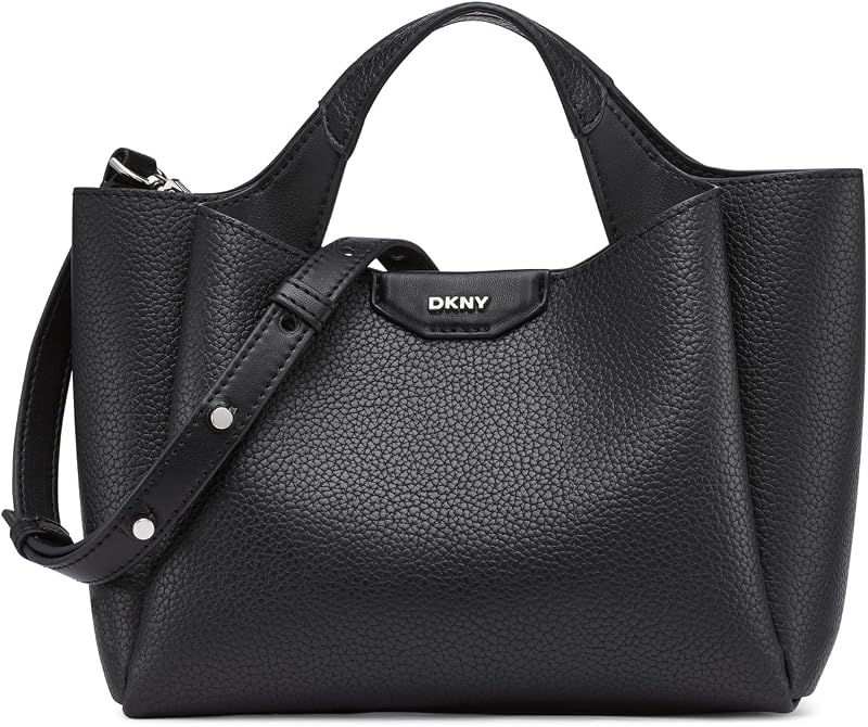 Willa - Mini bag para mulheres, 100% poliuretano, tamanho S, preto/prateado, Pequeno — foto 1 de 5