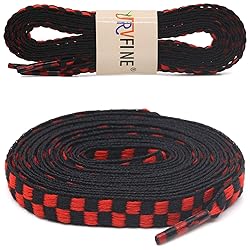 YJRVFINE 1 Pair 45.28" Personalized Rainbow Red