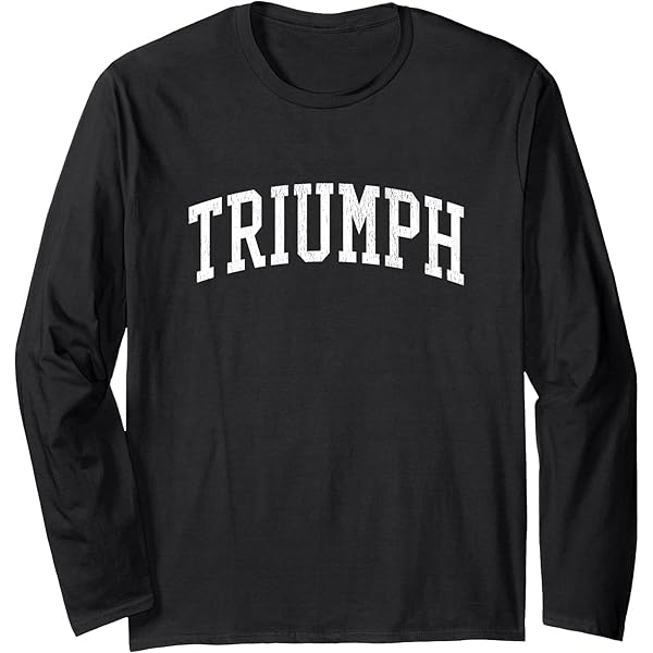 Amazon.com: Vintage 1914 Triumph Logo Design Long Sleeve T-Shirt
