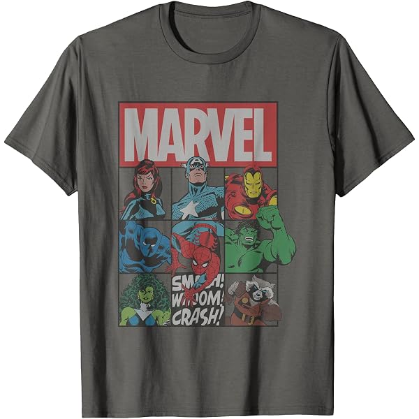Amazon.com: Marvel Super Villain Trading Cards T-Shirt : Clothing  display picture 1