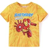 Disney Girl &amp; Boy Birthday Shirt 2-9Y, Cute Graphic Tee, Character Clothes | Disney Officially Licensed T-Shirt, Adorable Prints, Vibrant Colors, Soft Fabric, Durable Quality for Birthday Celebration