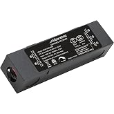 Maxxima Dimmable LED Driver 96W 120 VAC to 24 VDC Transformer | Compatible with Dimmers and Switches, Mountable AC to DC Converter, 4A, Class 2, ETL Certified