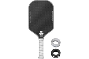BOLDUEL USAPA Approved Carbon Fiber Pickleball Paddles Pro-Level for Aggressive, Offensive Player, Pickleball Paddle with 16mm Polymer Honeycomb Core & Overgrips, Maximum Control & Spin & Power