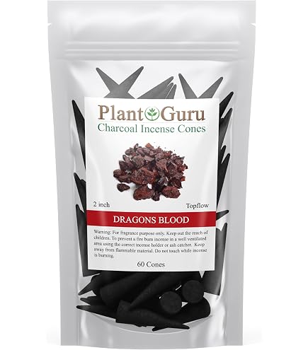 thumbnail image 2 of 15 Jumbo Charcoal Incense Cones – 2" TOPFLOW Bulk Variety – Nag Champa, Dragons Blood 2 of 3
