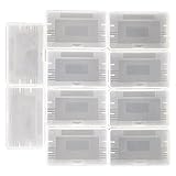 Ninthseason 10 Pcs/Lot Clear Plastic Game Cartridge