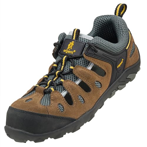 Urgent Arbeitsschuhe 312 S1 Sicherheitsschuhe Sandale mit Stahlkappe Sommer Industrie Garten