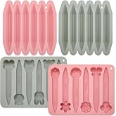 Tessco for you 4 Pack Crayon Molds Silicone, Oven Safe Mold for Wax Melt | Silicone Crayon Molds, Oven Safe