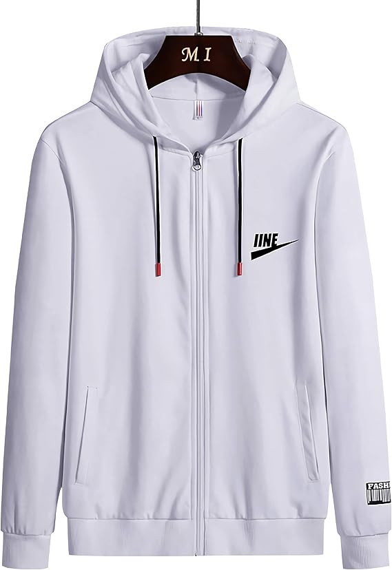Amazon Iine パーカー メンズ 長袖 無地 ジップアップ プルオーバー フーディー 男女兼用 スウェット春服 トレーナー パーカー 通販