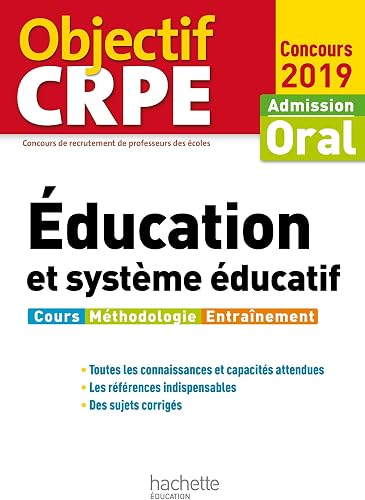 Download Objectif CRPE Éducation et système éducatif 2019 PDF