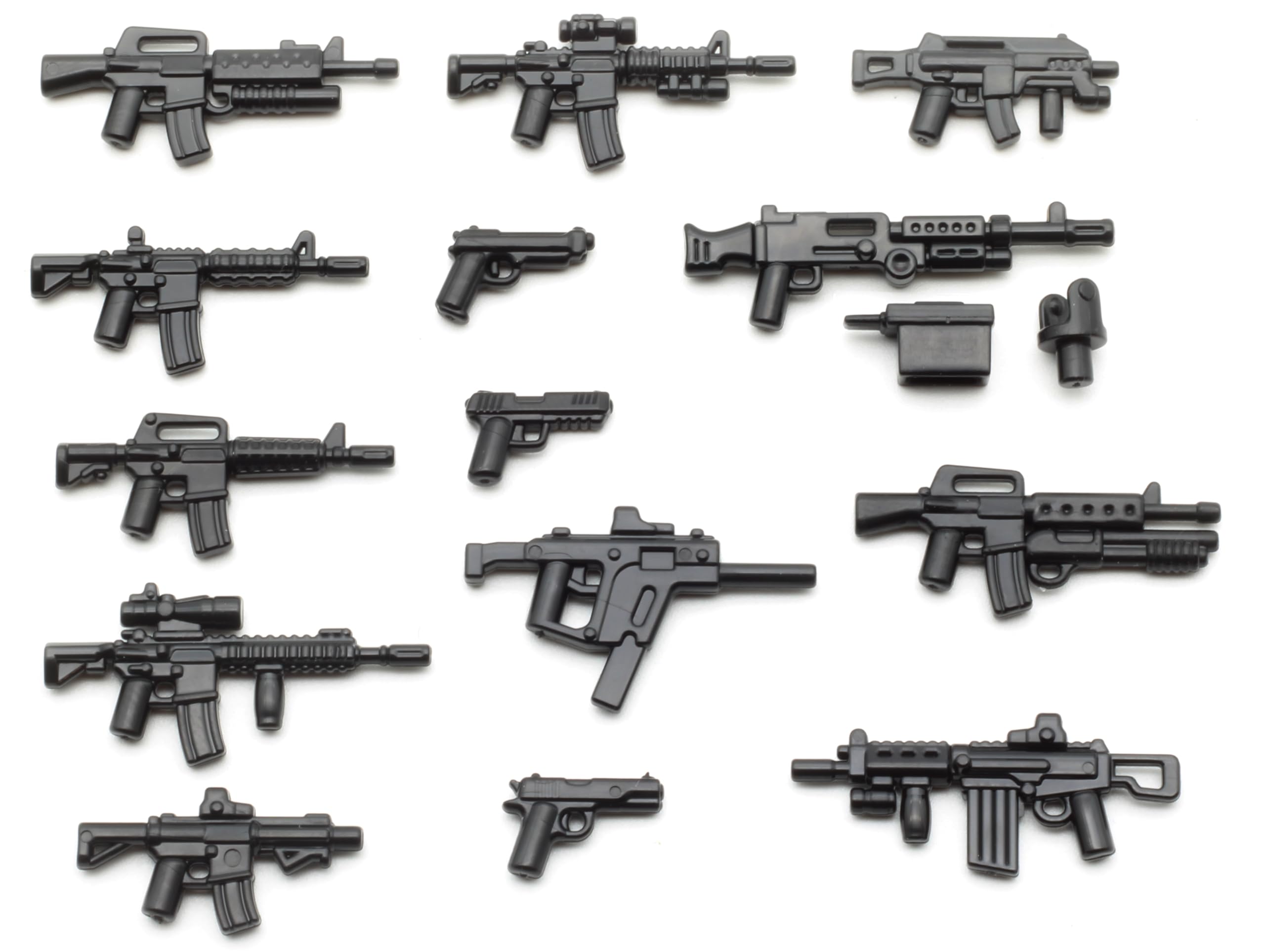 BrickArms Modern Combat Frontline Weaponpack, 14 Custom Guns for LEGO® minifgures