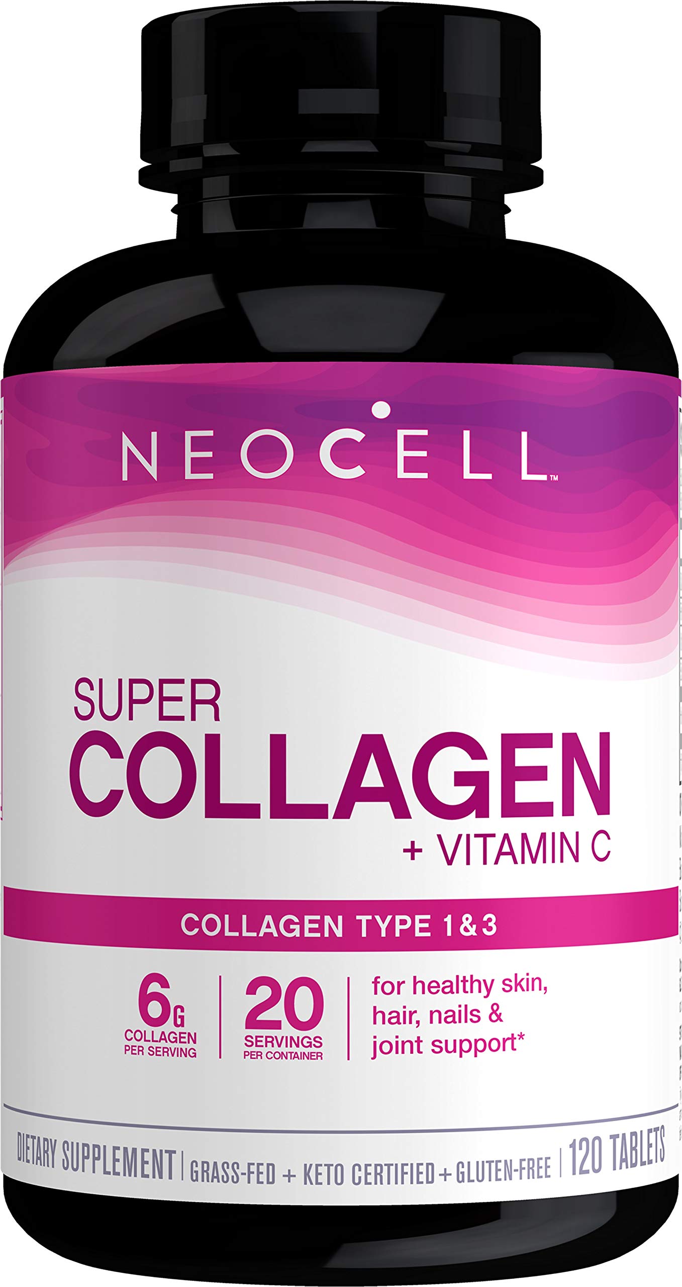 NeoCell Super Collagen with Vitamin C, 120 Collagen Pills, 1 Collagen