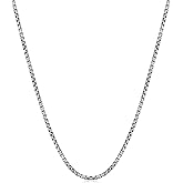 Kooljewelry Sterling Silver 1.2 mm Round Box Chain Necklace (14, 16, 18, 20, 22, 24, 30 or 36 inch)
