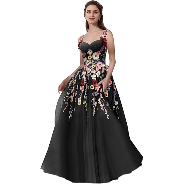 Amazon.com: Women's 3D Flower Applique Prom Dresses Homecoming Dress with Embroidered Tulle Formal Party Gowns : Clothing, Shoes & Jewelry Amazon.com: Women's 3D Flower Applique Prom Dresses Homecoming Dress with Embroidered Tulle Formal Party Gowns : Clothing, Shoes & Jewelry