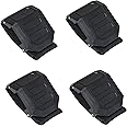 RERPRO UTV Windshield Mount Clamps Straps Kit Compatible with Polaris Ranger RZR, Can Am Maverick X3, Yamaha Rhino YXZ, Kawasaki Mule Teryx Front Windshield Adjustable Fixed Mounting Clamp Kit, 4 Pack
