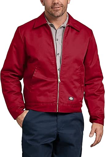 Dickies Men's Insulated Eisenhower Front-Zip Jacket at Amazon Menâs Clothing store