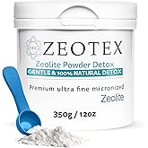 Zeotex 350g Zeolite Detox Powder – Clinoptilolite Supplement for Full Body Cleanse, Gut Health, Energy, Immune & pH Support | Natural Mineral