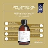 Naissance Sweet Almond Oil 250ml for Skin Hair Massage Carrier Oil view 2