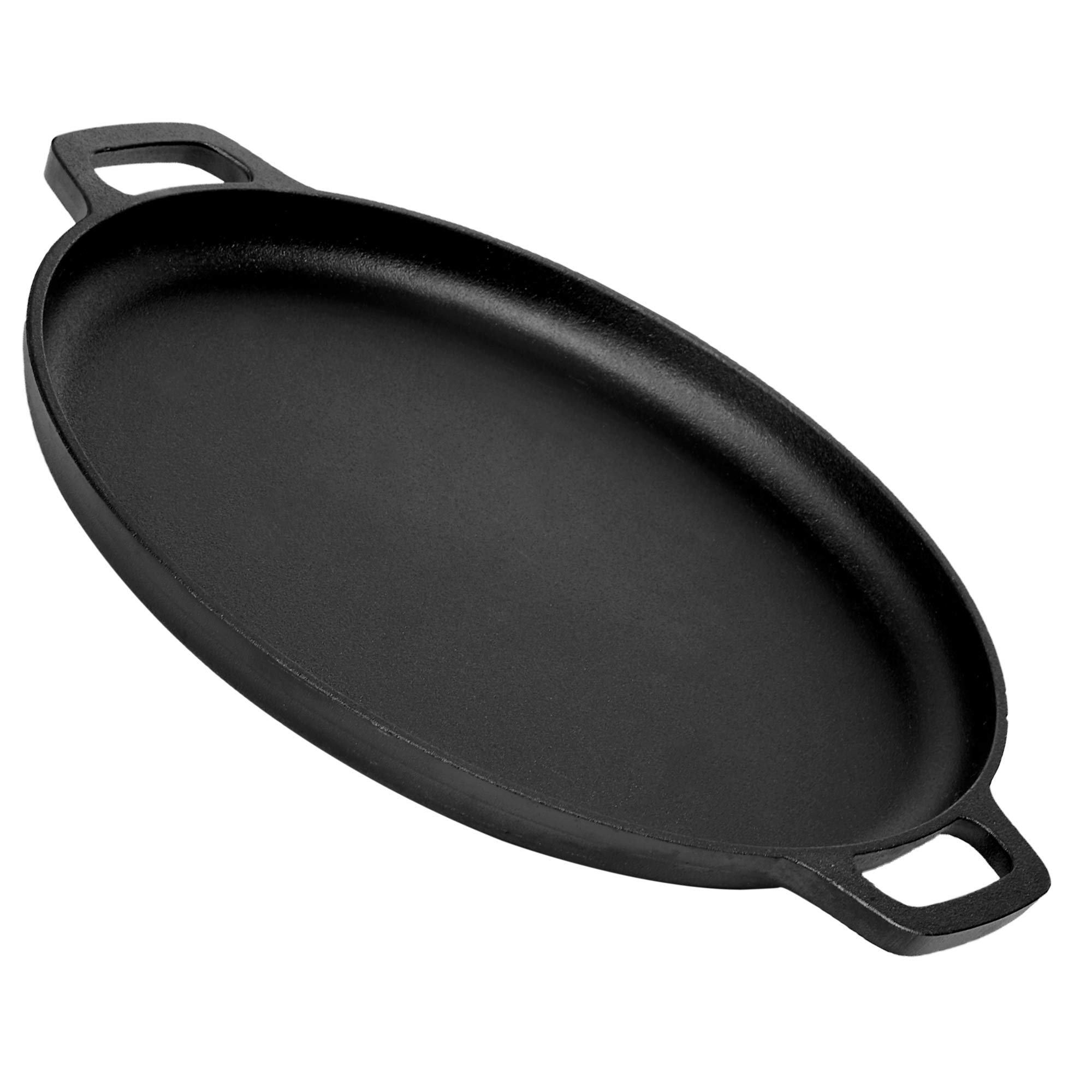 Buy Cast Iron Pizza Pan / Round Griddle Crepe Skillet 13.5"inch / 34