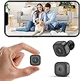 Zongbi Hidden Camera,4K Wireless WiFi Mini Camera with App SD Card Storage, Portable Surveillance for Indoor