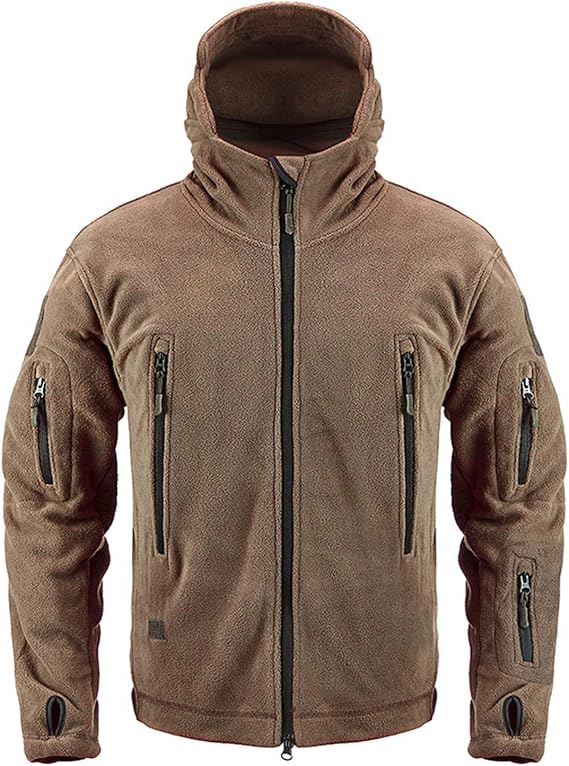 Thadensama Winter Fleece Tactical Military Jacket Men Windproof Warm