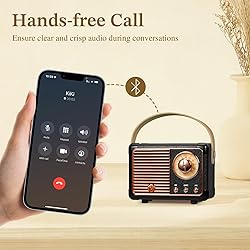 PRUNUS J-999 Retro Bluetooth Speaker,Vintage