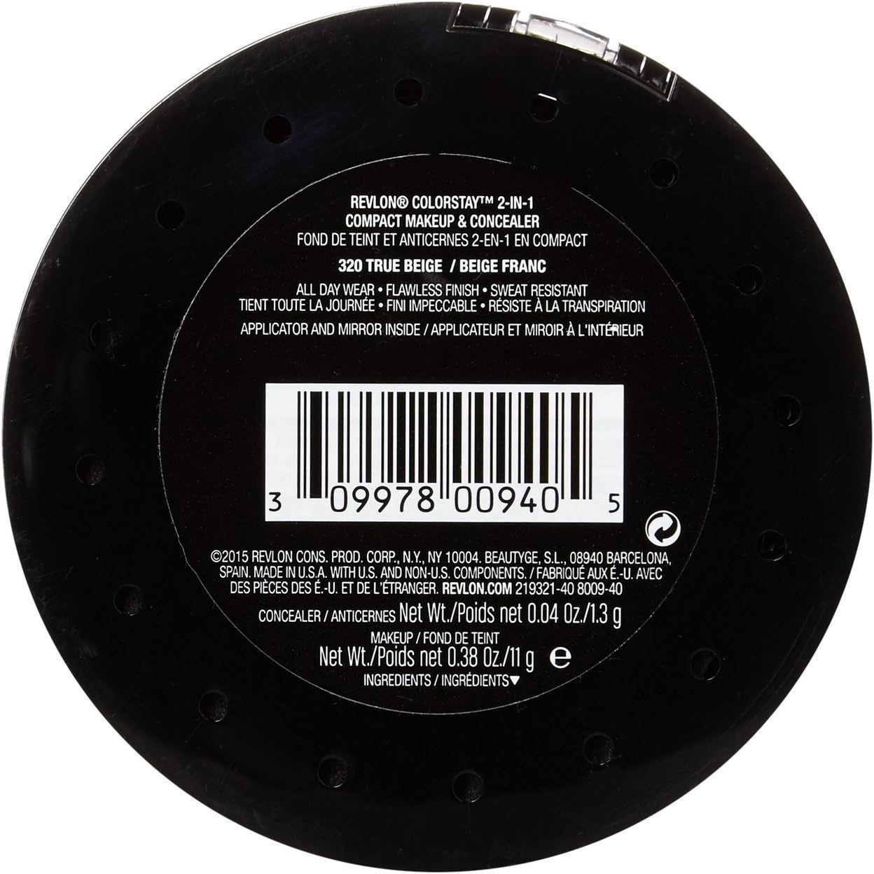 Revlon Colorstay 2 In 1 Compact Makeup Concealer True Beige 0 38 Ounce Amazon Co Uk Beauty