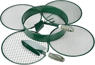 johgee Garden Sieve Metal Soil Sieve Riddle Mesh 12mm 9mm 6mm 3mm