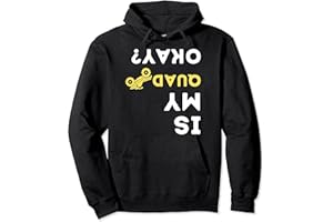 HATANSE Funny is My Quad Okay？ - Quad Biker ATV 4 Wheeler Gift Pullover Hoodie