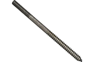 Hard-to-Find Fastener 014973172213 172213 Hanger Bolt, 3/8-16 x 6, 10 Count