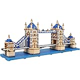 Geniteen Building Blocks Set, London Tower Bridge Model Micro Mini Blocks, 3800 PCS Architecture Model Kits