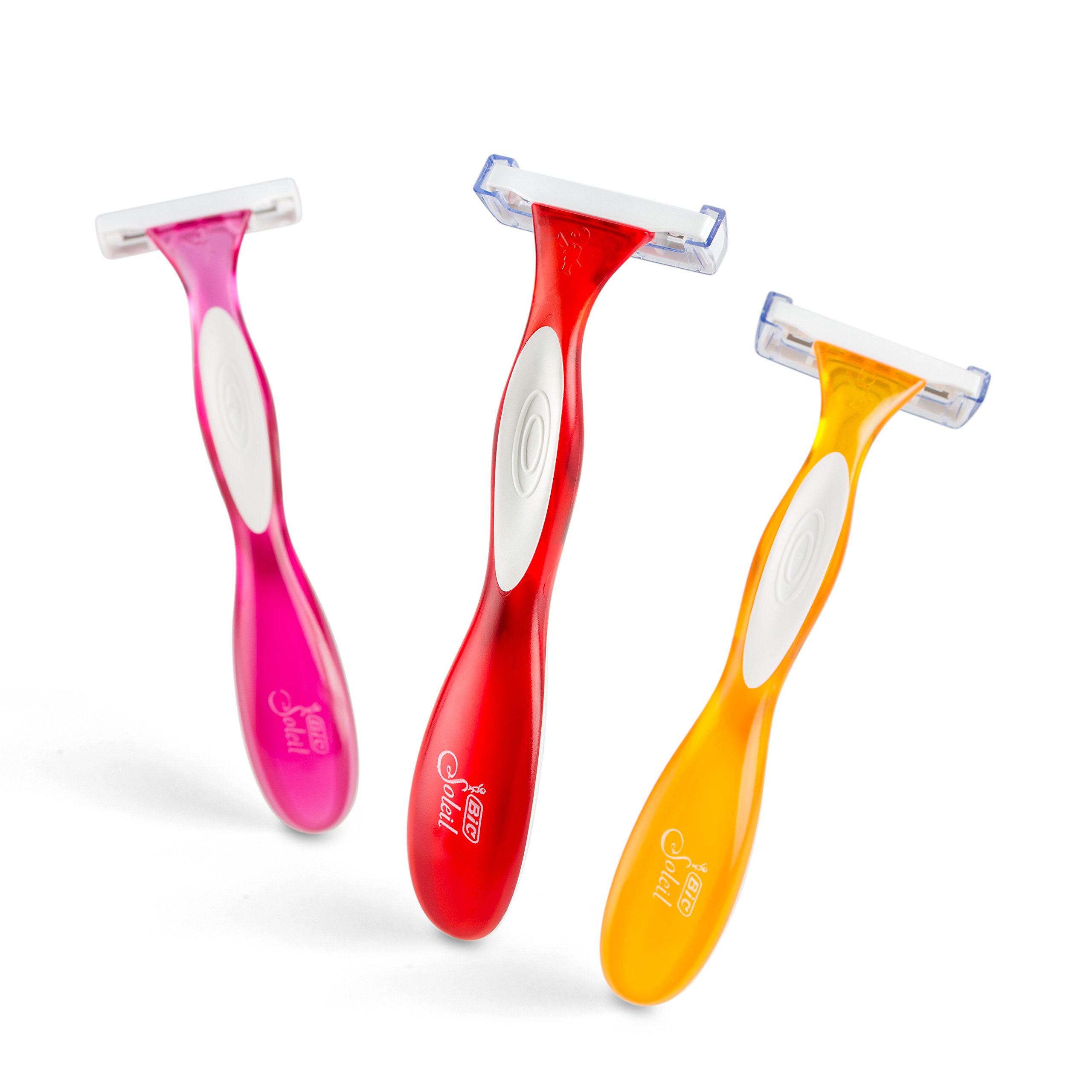 BIC Soleil Color Collection Disposable Razors for Women, 3 Blades