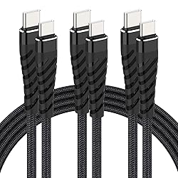 60W USB C to USB C Cable 3Pack 10FT USB C Charger