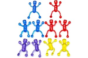 10Pcs / Set Sticky Rolling Men Window Crawler Stretchy Funny Flexible Climb Toy Climbers