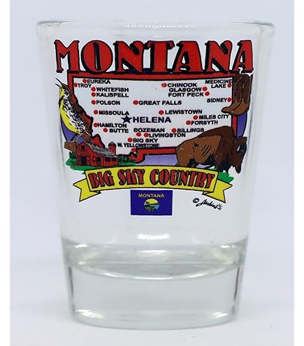 Idaho State Elements Verre à Shot