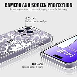 LUHOURI for iPhone 15 Pro Max Case with Screen