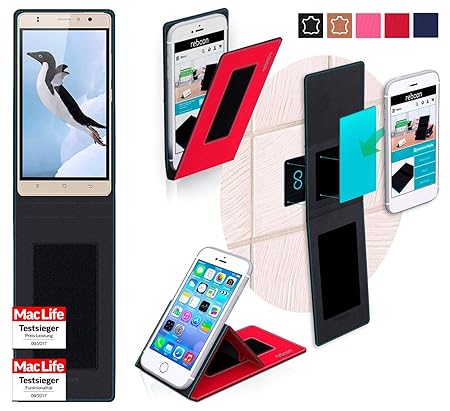 reboon Hülle für Timmy M20 Tasche Cover Case Bumper | Rot | Testsieger