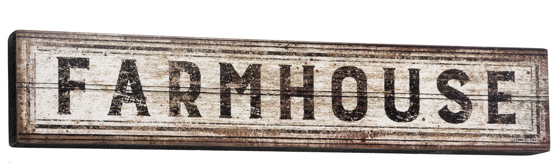 Primitives by Kathy Box Sign, Wood, Rustic Farmhouse, 30 x 6 x 1.75 inches