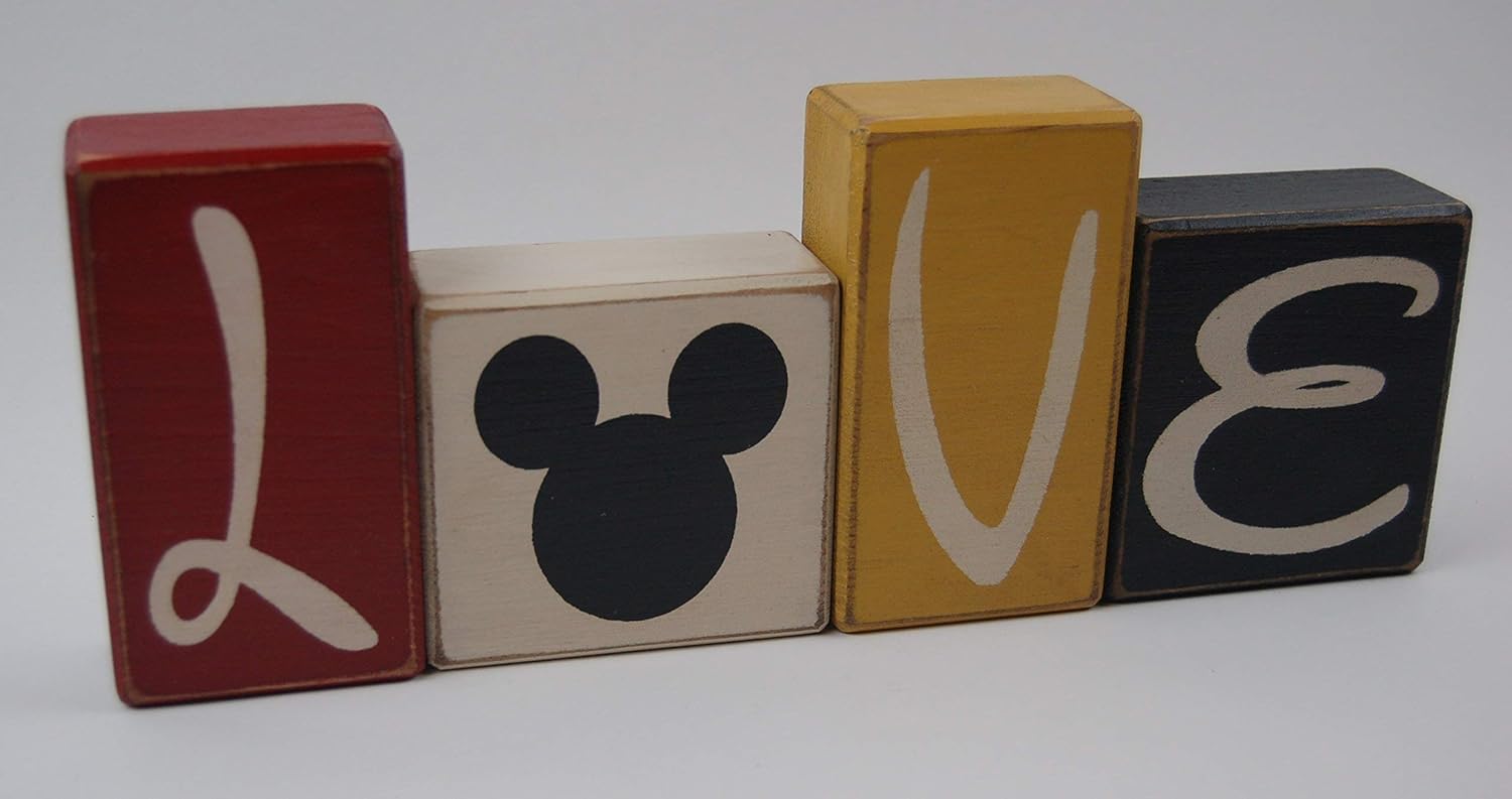disney wooden blocks