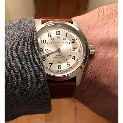 Buy Hamilton Khaki Field Silver Dial Mens Watch H70455553 Online in Italy.  B000JTTAI0